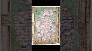 Map of Great Britain by Matthew Paris c 11991259 made c 1250 countrymap map video [upl. by Reese777]