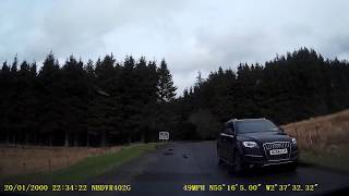 Kielder Forest Driving  through Scottish border to Saughtree [upl. by Brey423]