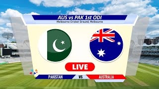 🔴Pak vs Aus Live  1st ODI  Pakistan vs Australia Live Cricket Match Today Score amp Commentary [upl. by Dde125]