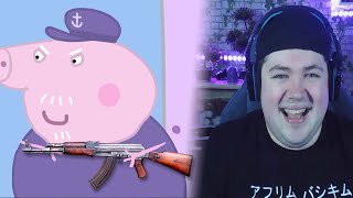 Peppa Wurst YouTube kacke Opa Wutz tötet alle Kinder mit seinen Eiern  REAKTION [upl. by Vaientina961]