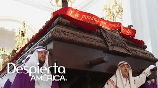 La procesión de La Merced así comienza la Semana Santa en Guatemala [upl. by Jez113]