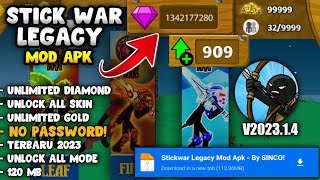 DOWNLOAD STICKWAR LEGACY MOD APK VERSI 202314 TERBARU 2023  UNLIMITED MONEY amp NO PASSWORD [upl. by Asen]