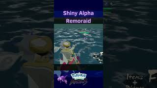 SHINY ALPHA REMORAID shorts shinypokemonhunter pokemonlegendsarceus shinypokemon pokemon [upl. by Nomma940]