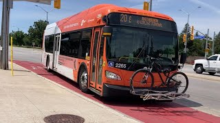 MiWay 2265 20 E Rathburn Pony Trail to Kipling Terminal 722024 [upl. by Ellenwahs]