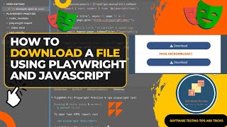 Download File using playwright Typescript  Tips and Tricks [upl. by Norok]