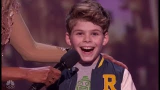 Merrick Hanna 12YearOld Boy Dancer Turns Into a ROBOT On LIVE AGT Stage [upl. by Ensoll]