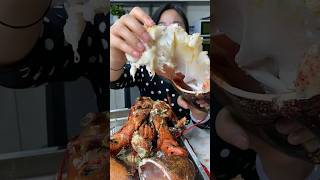 The Biggest Boston Lobster Ive EVER SEEN  Whole Roasted Lobster [upl. by Tiat]