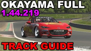 iRacing Mazda MX5 Okayama  Full Course  Track Guide  Hotlap [upl. by Garges]