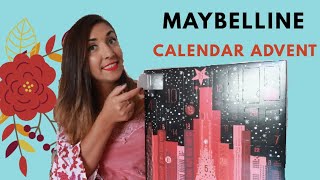 Calendar Advent Maybelline Unboxing [upl. by Lubbi]