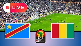 🔴 LIVE Congo DR VS Guinea  Africa Cup of Nations Qualifying 2024  eFootball PES Simulation [upl. by Wilton]