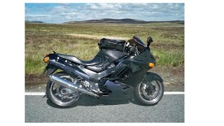 Kawasaki zzr1100zx11 RIDE TO TROUGH OF BOWLAND ENGLAND [upl. by Ahsieat]