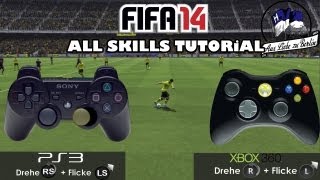 FIFA 14  quotAll Skill Movesquot Tutorial ᴴᴰ  Controller Animation  PS3  XBOX360 [upl. by Marven]