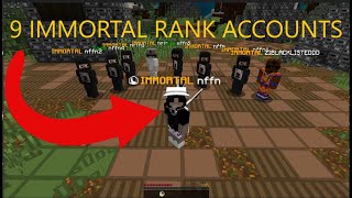 How to Become the Richest Power Faction on SOTW in SagePvP 9 Immortal Accounts  Minecraft HCF [upl. by Vanna]