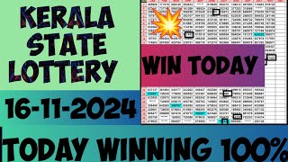 16112024 Kerala Lottery Guessing  Kerala Lottery Result DIAMONDGUESSTRICKS [upl. by Ttevy]