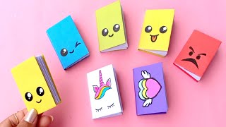 DIY Mini Notebooks One Sheet of Paper  DIY BACK TO SCHOOL [upl. by Vijnas]