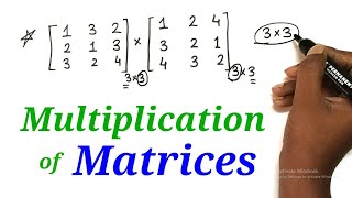 Multiplication of Matrices  Matrix  Mathematics  12th HSC  Science Commerce amp Arts [upl. by Latsyrhk]