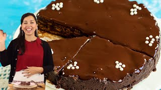 NoBake Chocolate Biscuit Cake Greek Mosaiko [upl. by Nauj]