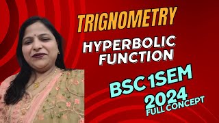 Trignometry Hyperbolic Functions part1 bsc1sem viralyutube trigonometry bscmaths bsc video [upl. by Nahtnhoj]