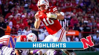 Northwestern at Nebraska  Highlights  Big Ten Football  Oct 21 2023 [upl. by Lundgren826]