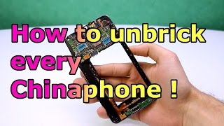 How to Unbrick every MTK China Phone  Preloader  SP Flashtool Fix HD [upl. by Adair]