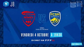 J8 I Nîmes Olympique vs FC Sochaux M en replay 11 I National FFF 20242025 [upl. by Haraj839]