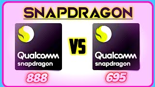 Snapdragon 888 Vs Snapdragon 695  full comparison [upl. by Reyam457]