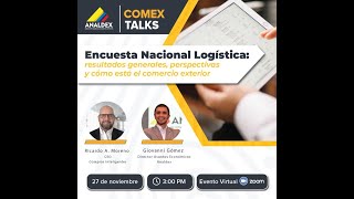 Encuesta Nacional Logística Colombia 2022 [upl. by Michaeline43]