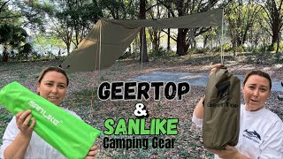 GEERTOP amp SANLIKE Camping Gear Review [upl. by Ardnovahs642]