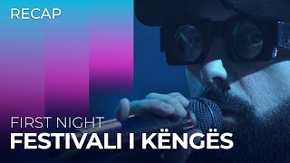 Festivali i Këngës 62 Albania  First Night  RECAP [upl. by Doownil]