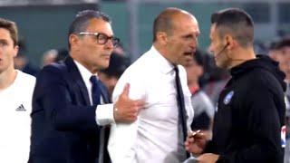 ATALANTA JUVE ALLEGRI SHOW CONTRO TUTTI ESPULSO [upl. by Katherine]