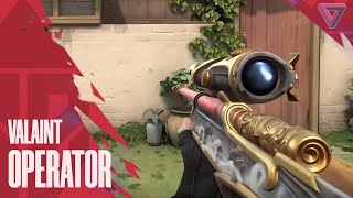 VALIANT OPERATOR SKIN GAMEPLAY  VALORANT VALIANT SKIN COLLECTION [upl. by Leirda]