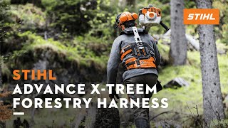 STIHL ADVANCE XTREEm  Forestry harness with adjustable back  Thats Why [upl. by Ause]