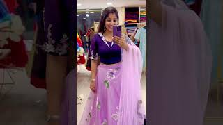 Floral lehenga  Aari work lehenga mesmaa bridalstore bridalstore fashion florallehenga [upl. by Buff]