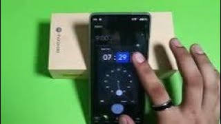 Moto edge 50 Neo set clock alarm settings  how to set alarm on Motorola edge 50 Neo 5G [upl. by Garald]