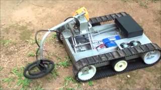 University of Moratuwa  NERDC Mine Detecting Robot Phase 2 [upl. by Aika]