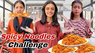 Spicy Noodles Challenge 🍜  9th Walo Chandraat Mubarak [upl. by Aynek]