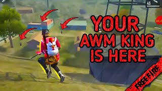 Your AWM King IS Here  Free Fire Distructive AWM Gameplay [upl. by Yddeg]