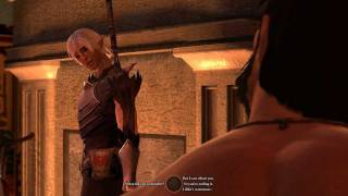 Dragon Age 2 Fenris Romance 56 A Bitter Pill Hawke Estate v2 Romance scene Rivalry [upl. by Erusaert]