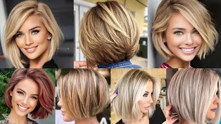 Outstanding Short Hairstyles For Ladies With Amazing Blondes Hair Coloring Styling For Fall 2024 [upl. by Oicnedurp]