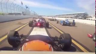 Onboard Bruna Tomaselli Alex Baron crash in St Petersburg  USF2000 [upl. by Lledualc]