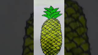 Pineapple drawing [upl. by Viole]