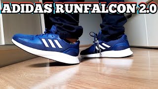 Unboxing Tênis Adidas Runfalcon 20  Comprado Na Centauro  Demonstração no pé e Review [upl. by Odnama]