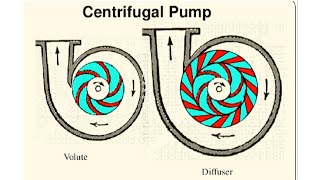 What is the difference between Volute and Diffuser centrifugal pumps [upl. by Ronda626]