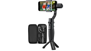 Review Gimbal Stabilizer for Smartphone 3Axis Phone Gimbal for Android and iPhone 131211 PRO [upl. by Tecu]