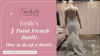 Emilys 3 point French bustle how to do up a Bustle [upl. by Amaj]