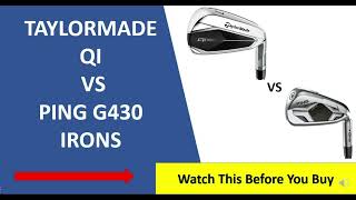 ✅ Taylormade Qi Irons Vs Ping G430 Review  Must Watch [upl. by Nylrebmik]