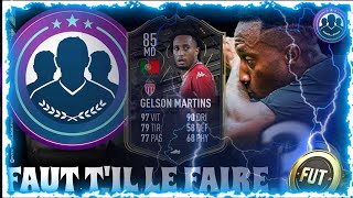 FIFA 22  SBC GELSON MARTINS GROSSE RECRUES  FAUT IL LE FAIRE [upl. by Sufur]