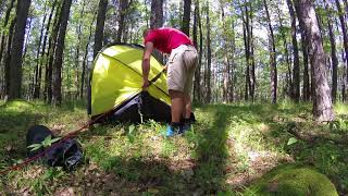 Bergans of Norway Helium Dome Pitching process [upl. by Osborne]