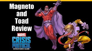 Magneto and Toad Review for Marvel Crisis Protocol [upl. by Accem559]