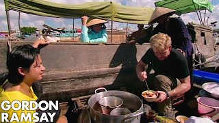 Gordon Ramsay Learns How To Prepare Vietnamese Soup  Gordons Great Escape [upl. by Eneiluj]